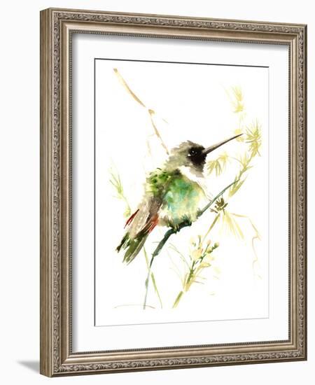 Hummingbird2-Suren Nersisyan-Framed Art Print