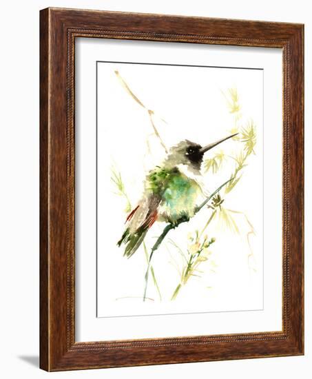 Hummingbird2-Suren Nersisyan-Framed Art Print