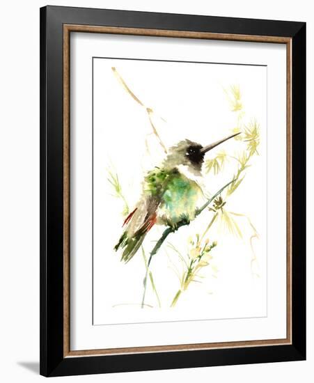 Hummingbird2-Suren Nersisyan-Framed Art Print