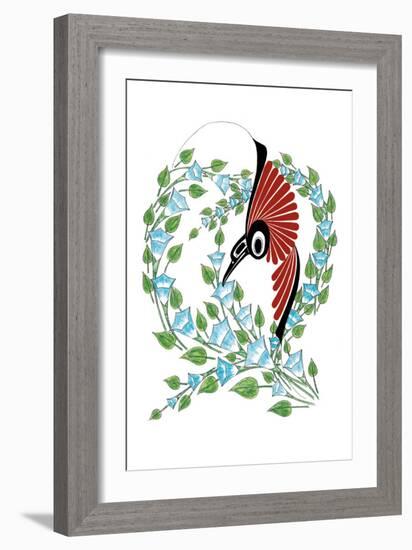 Hummingbird-Danny Dennis-Framed Art Print