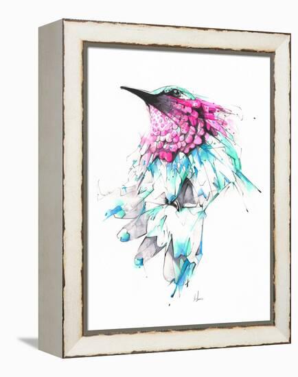 Hummingbird-Alexis Marcou-Framed Stretched Canvas