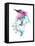 Hummingbird-Alexis Marcou-Framed Stretched Canvas