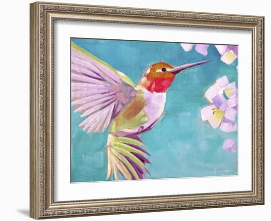 Hummingbird-Larry Hunter-Framed Giclee Print