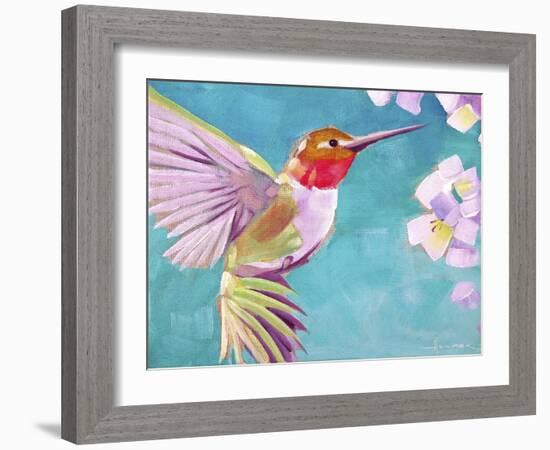 Hummingbird-Larry Hunter-Framed Giclee Print