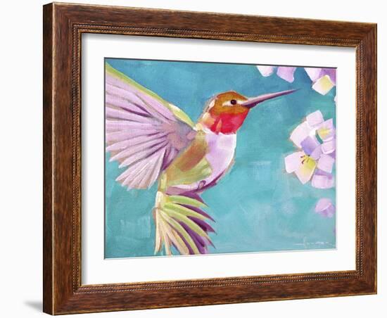 Hummingbird-Larry Hunter-Framed Giclee Print