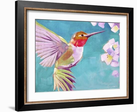 Hummingbird-Larry Hunter-Framed Giclee Print