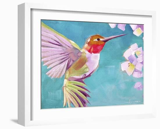 Hummingbird-Larry Hunter-Framed Giclee Print