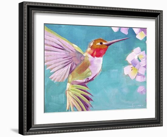 Hummingbird-Larry Hunter-Framed Giclee Print