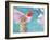 Hummingbird-Larry Hunter-Framed Giclee Print