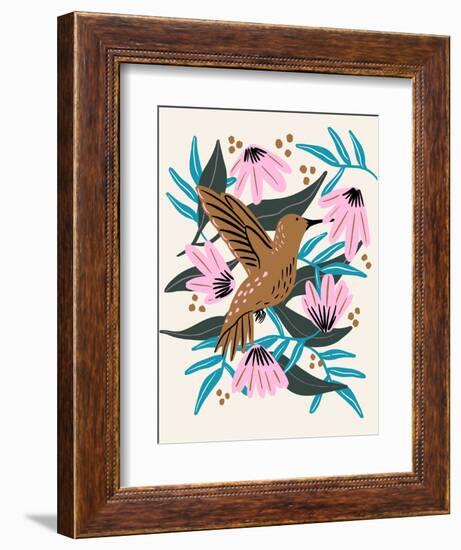 Hummingbird-Tara Reed-Framed Art Print