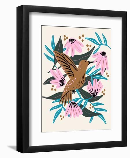 Hummingbird-Tara Reed-Framed Art Print