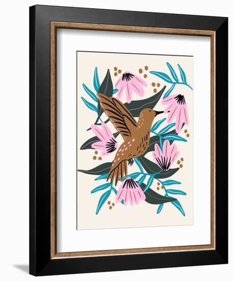 Hummingbird-Tara Reed-Framed Art Print