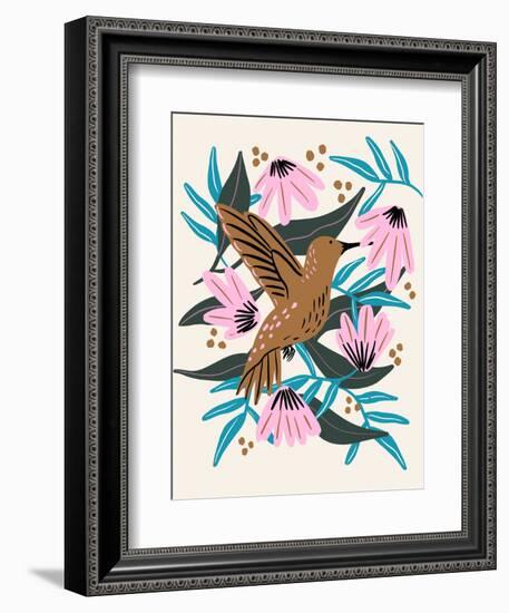 Hummingbird-Tara Reed-Framed Art Print