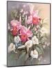 Hummingbirds & Lilies-unknown Chiu-Mounted Art Print