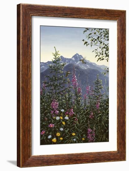 Hummingbirds-Jeff Tift-Framed Giclee Print