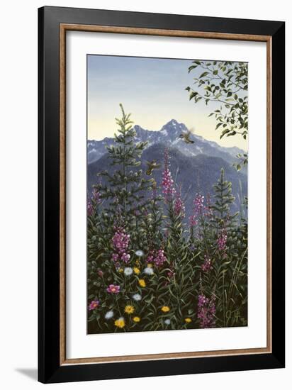 Hummingbirds-Jeff Tift-Framed Giclee Print