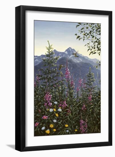 Hummingbirds-Jeff Tift-Framed Giclee Print