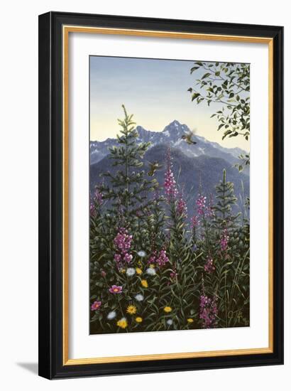 Hummingbirds-Jeff Tift-Framed Giclee Print