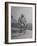 Humorous of Man Riding Tiny Bicycle-Wallace Kirkland-Framed Photographic Print