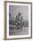 Humorous of Man Riding Tiny Bicycle-Wallace Kirkland-Framed Photographic Print