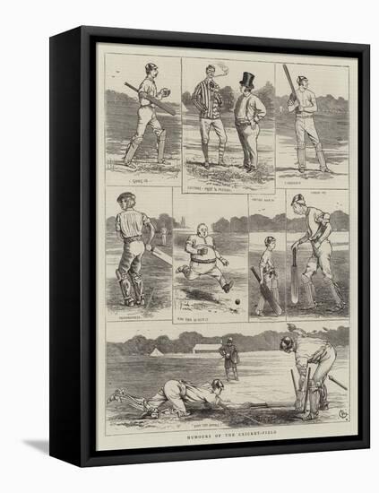 Humours of the Cricket-Field-Alfred Chantrey Corbould-Framed Premier Image Canvas