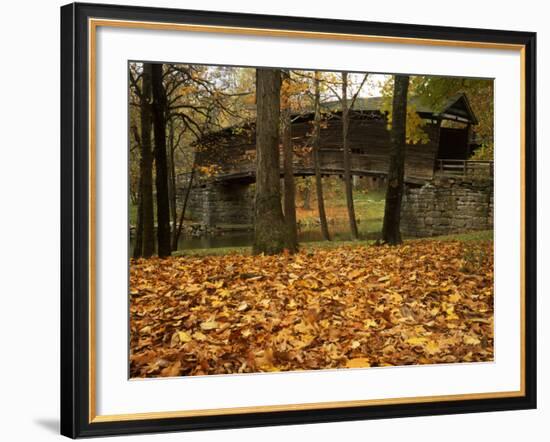 Humpback Covered Bridge, Covington, Virginia, USA-Charles Gurche-Framed Photographic Print