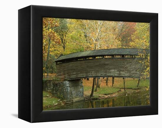 Humpback Covered Bridge, Covington, Virginia, USA-Charles Gurche-Framed Premier Image Canvas