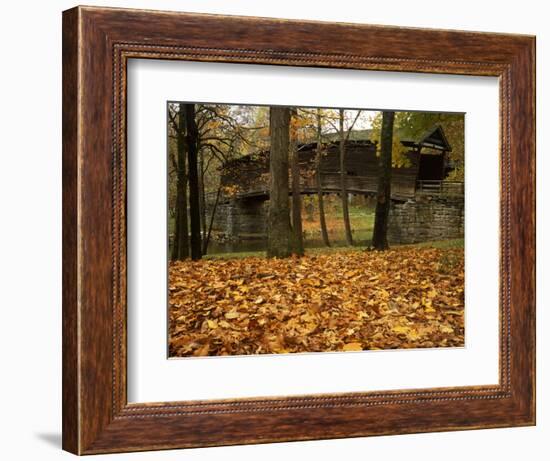 Humpback Covered Bridge, Covington, Virginia, USA-Charles Gurche-Framed Photographic Print