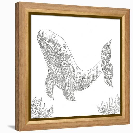 Humpback From The Deep-Pam Varacek-Framed Stretched Canvas