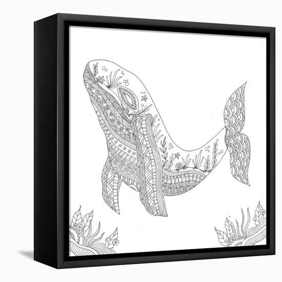 Humpback From The Deep-Pam Varacek-Framed Stretched Canvas