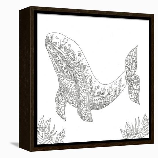 Humpback From The Deep-Pam Varacek-Framed Stretched Canvas