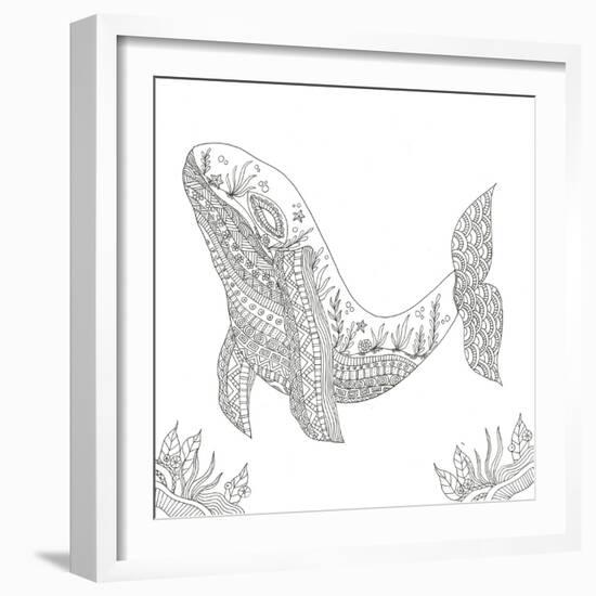 Humpback From The Deep-Pam Varacek-Framed Art Print