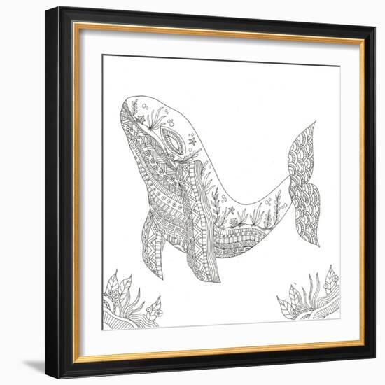 Humpback From The Deep-Pam Varacek-Framed Premium Giclee Print