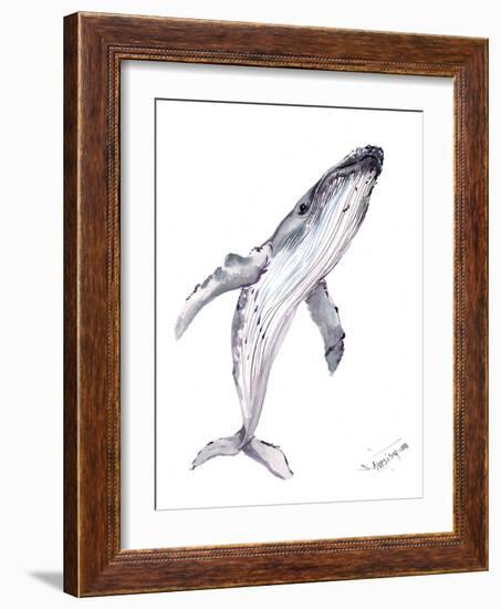 Humpback Whale-Suren Nersisyan-Framed Art Print