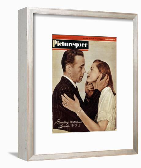 Humphrey Bogart (1899-1957) and Lauren Bacall (b1924), American actors, 1946. Artist: Unknown-Unknown-Framed Photographic Print