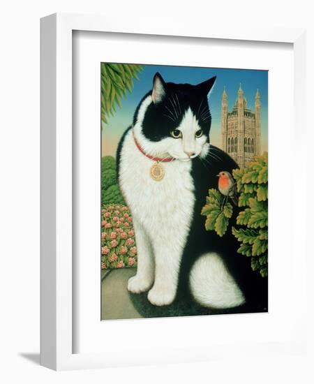 Humphrey, the Downing Street Cat, 1995-Frances Broomfield-Framed Giclee Print