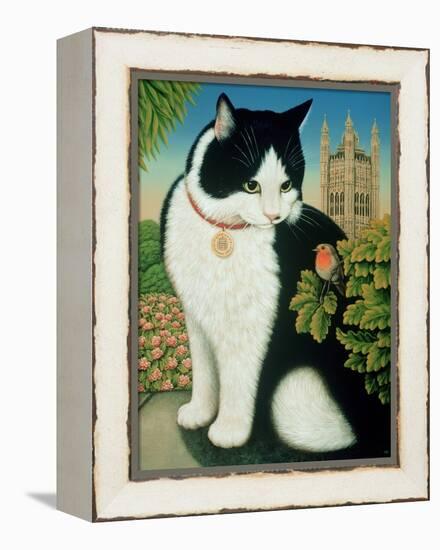 Humphrey, the Downing Street Cat, 1995-Frances Broomfield-Framed Premier Image Canvas