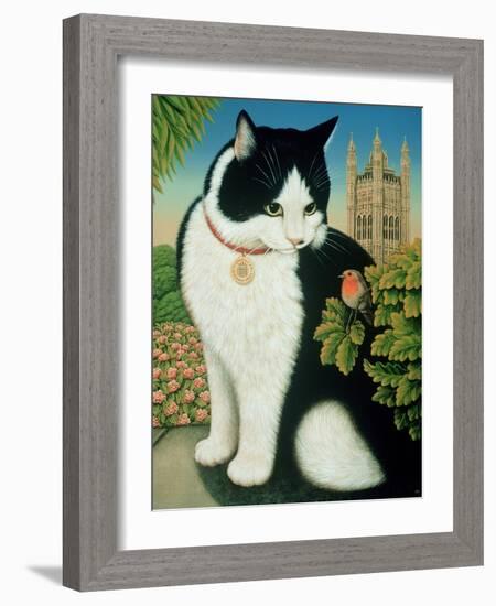 Humphrey, the Downing Street Cat, 1995-Frances Broomfield-Framed Giclee Print