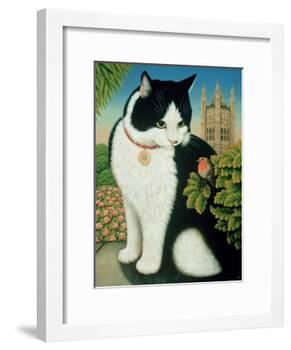 Humphrey, the Downing Street Cat, 1995-Frances Broomfield-Framed Giclee Print