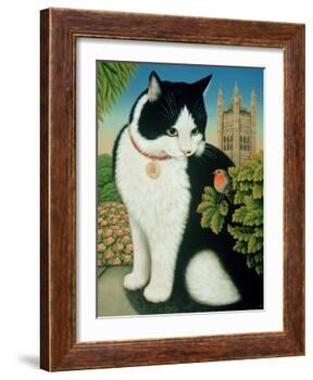 Humphrey, the Downing Street Cat, 1995-Frances Broomfield-Framed Giclee Print