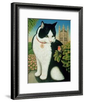 Humphrey, the Downing Street Cat, 1995-Frances Broomfield-Framed Giclee Print