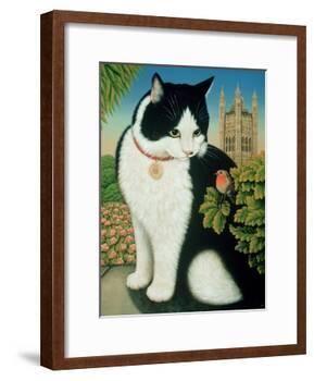 Humphrey, the Downing Street Cat, 1995-Frances Broomfield-Framed Giclee Print