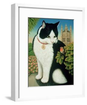 Humphrey, the Downing Street Cat, 1995-Frances Broomfield-Framed Giclee Print