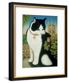 Humphrey, the Downing Street Cat, 1995-Frances Broomfield-Framed Giclee Print