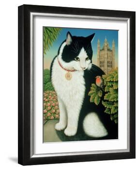 Humphrey, the Downing Street Cat, 1995-Frances Broomfield-Framed Giclee Print