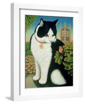 Humphrey, the Downing Street Cat, 1995-Frances Broomfield-Framed Giclee Print