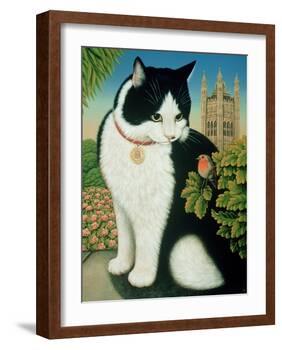 Humphrey, the Downing Street Cat, 1995-Frances Broomfield-Framed Giclee Print