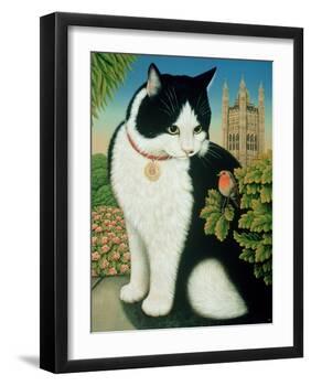 Humphrey, the Downing Street Cat, 1995-Frances Broomfield-Framed Giclee Print