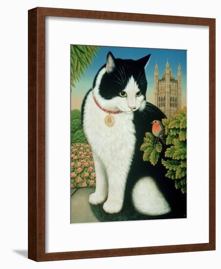 Humphrey, the Downing Street Cat, 1995-Frances Broomfield-Framed Giclee Print