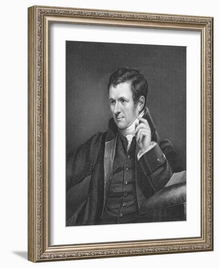 Humphry Davy, British Chemist, 19th Century-James Lonsdale-Framed Giclee Print